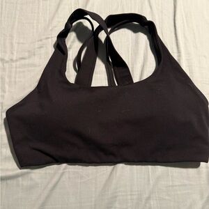 Senita Athletics Black Sports Bra